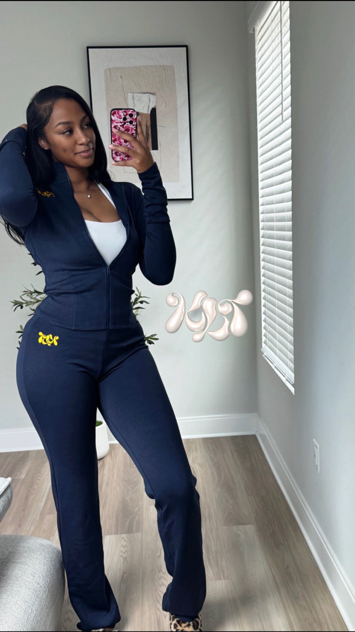 Blue Pants Set