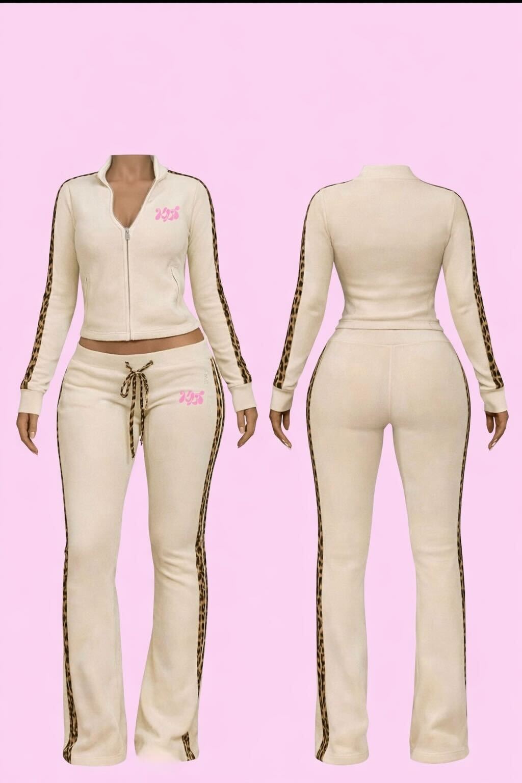 Cheetah Velour Set